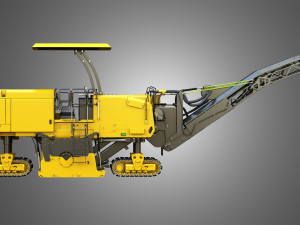 Pm 622 cold-planer - asphalt removal 3D Model