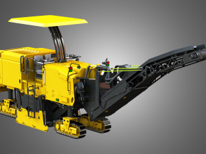 Pm 622 cold-planer - asphalt removal 3D Model