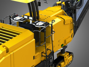 Pm 622 cold-planer - asphalt removal 3D Model