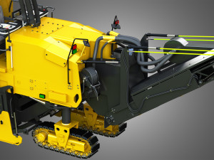Pm 622 cold-planer - asphalt removal 3D Model