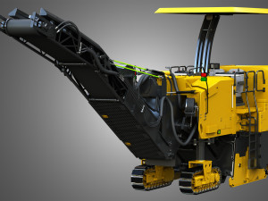 Pm 622 cold-planer - asphalt removal 3D Model