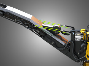 Pm 622 cold-planer - asphalt removal 3D Model