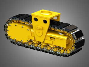 crawler tractor 3D Model