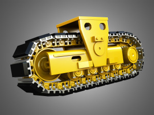crawler tractor 3D Model