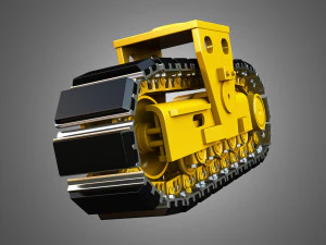 crawler tractor 3D Model