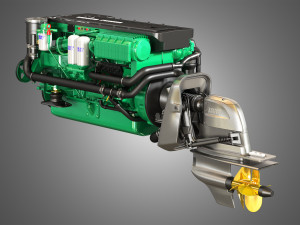 penta d6 400 engine Modello 3D