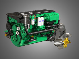 penta d6 400 engine 3D Model