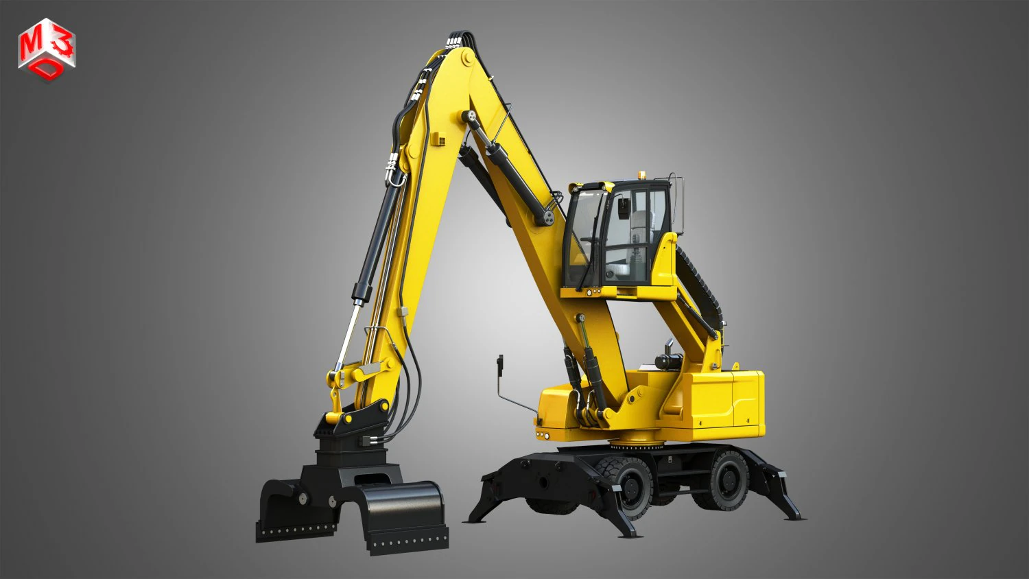 mh3022 material handlers vehicle 3D Model .c4d .max .obj .3ds .fbx .stl .blend