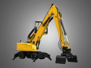 mh3022 material handlers vehicle 3D Model