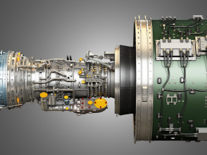 Pw gtf geared turbofan engine Modello 3D