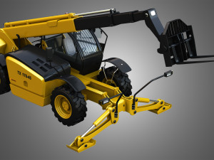 tx 170 telescopic handler 3D Model