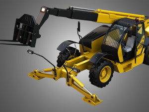 tx 170 telescopic handler 3D Model