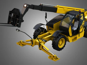 tx 170 telescopic handler 3D Model