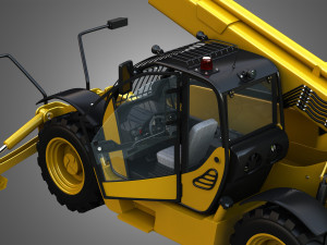 tx 170 telescopic handler 3D Model