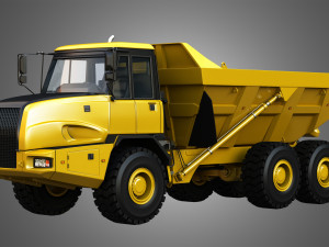 john deere 300d ii articulated dump truck 3D Model