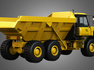 john deere 300d ii articulated dump truck 3D Model