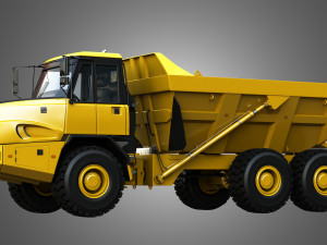 john deere 300d ii articulated dump truck 3D Model