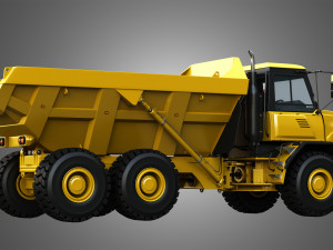 john deere 300d ii articulated dump truck 3D Model
