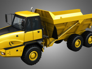 john deere 300d ii articulated dump truck 3D Model