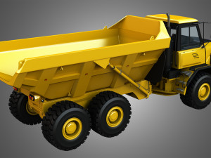 john deere 300d ii articulated dump truck 3D Model