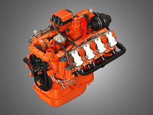 dc16 -diesel engine Modelo 3D
