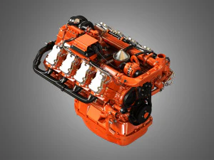 dc16 -diesel engine 3D Model
