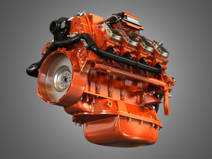 dc16 -diesel engine Modelo 3D