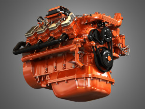 dc16 -diesel engine Modelo 3D