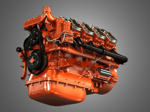 dc16 -diesel engine Modelo 3D
