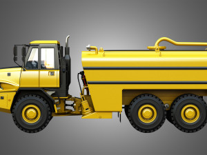 john deere 300d ii articulated water tanker truck 3D Model