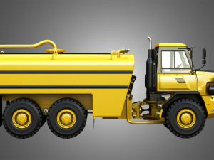 john deere 300d ii articulated water tanker truck 3D Model