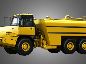 john deere 300d ii articulated water tanker truck 3D Model