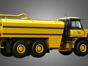 john deere 300d ii articulated water tanker truck 3D Model
