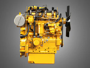Diesel engine c22 3D Model
