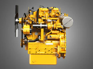 Diesel engine c22 3D Model