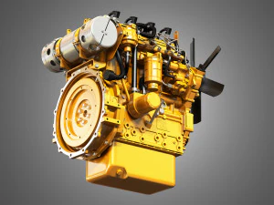 Diesel engine c22 3D Model