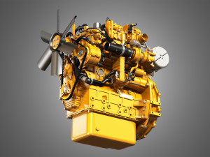 Diesel engine c22 Model 3D
