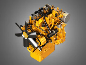 Diesel engine c22 3D Model