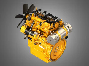 Diesel engine c22 3D Model