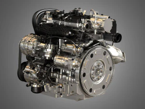 t6 drive-e petrol engine 3D Model