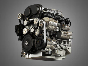 t6 drive-e petrol engine 3D Model