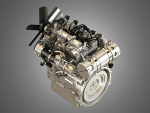 404f-e22ta engine 3D Model
