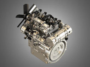 404f-e22ta engine 3D Model