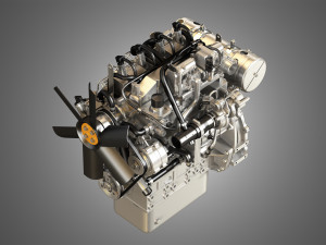 404f-e22ta engine 3D Model