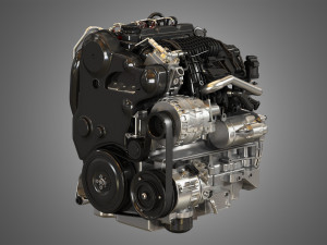s60 t6 drive - e diesel - engine  3D Model