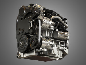 s60 t6 drive - e diesel - engine Model 3D