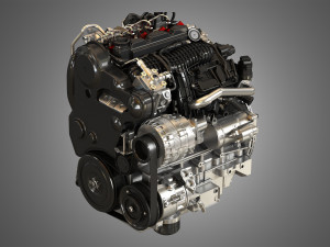s60 t6 drive - e diesel - engine Model 3D