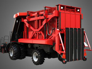 module express 635 cotton pickers Modelo 3D