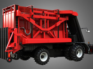 module express 635 cotton pickers Modelo 3D