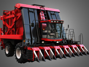 module express 635 cotton pickers Modelo 3D